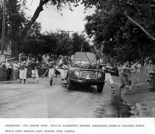 1950 Ford runnignPump, Greenport, 1951